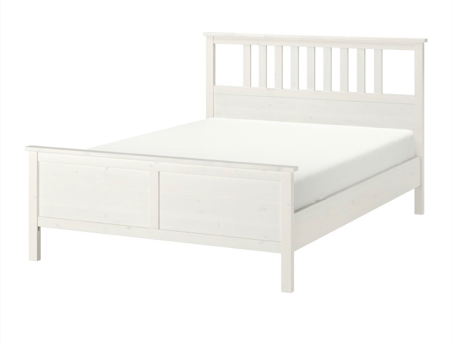 IKEA Hemnes White Stain Bed Frame - Queen size