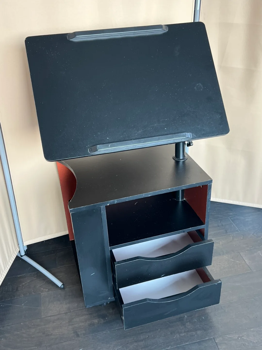 Adjustable Drafting Table with Storage thumbnail