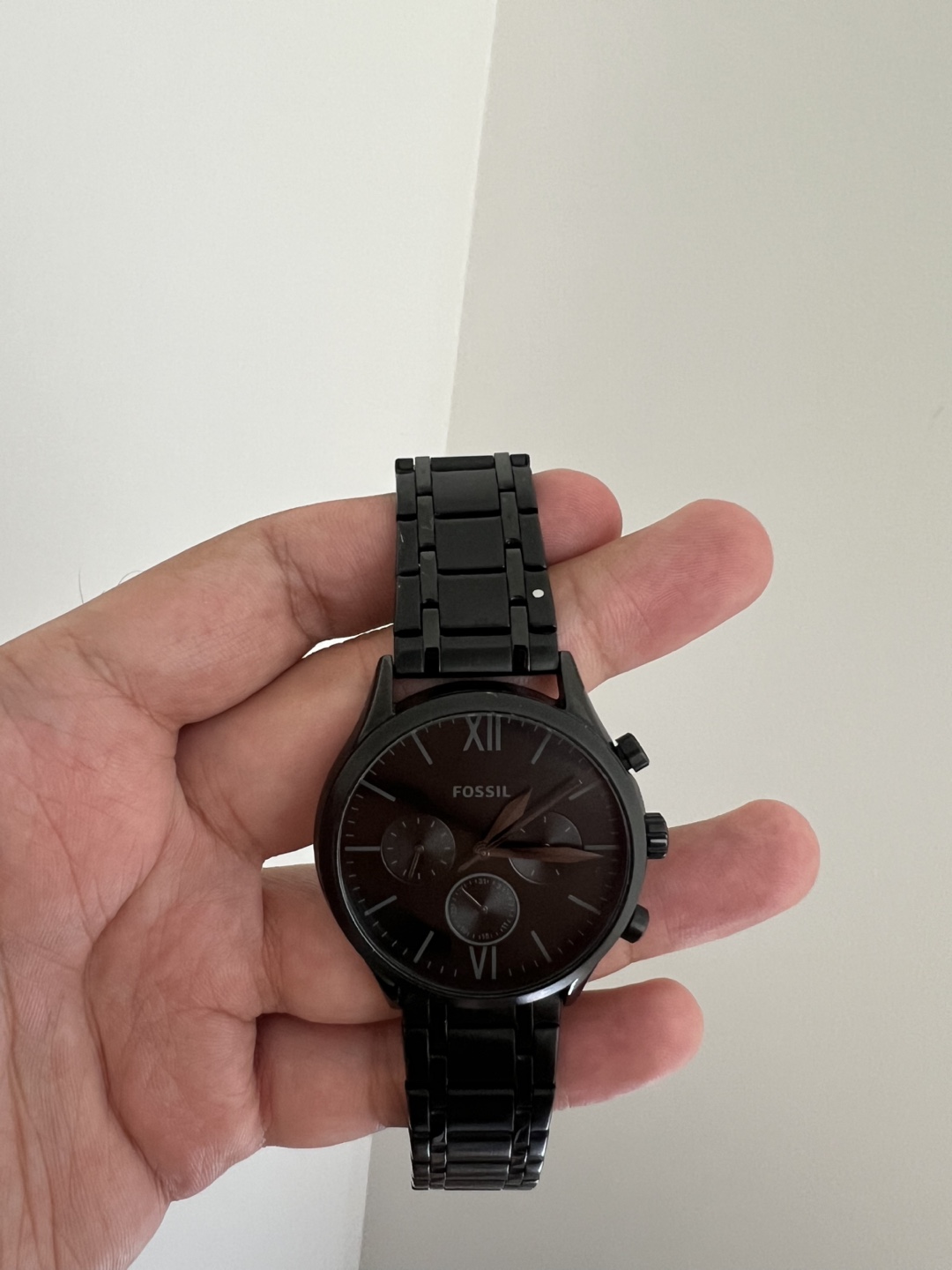 Fossil Minimalist Chronograph Black Watch - photo 4
