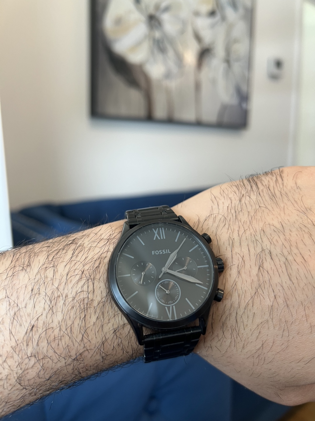 Fossil Minimalist Chronograph Black Watch - photo 2