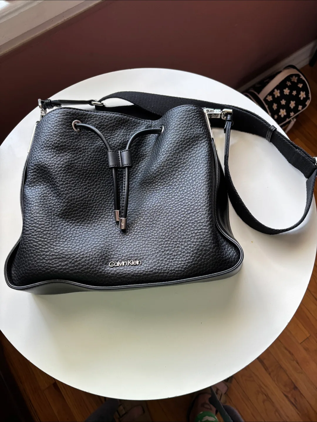 Calvin Klein Black Bucket Bag thumbnail