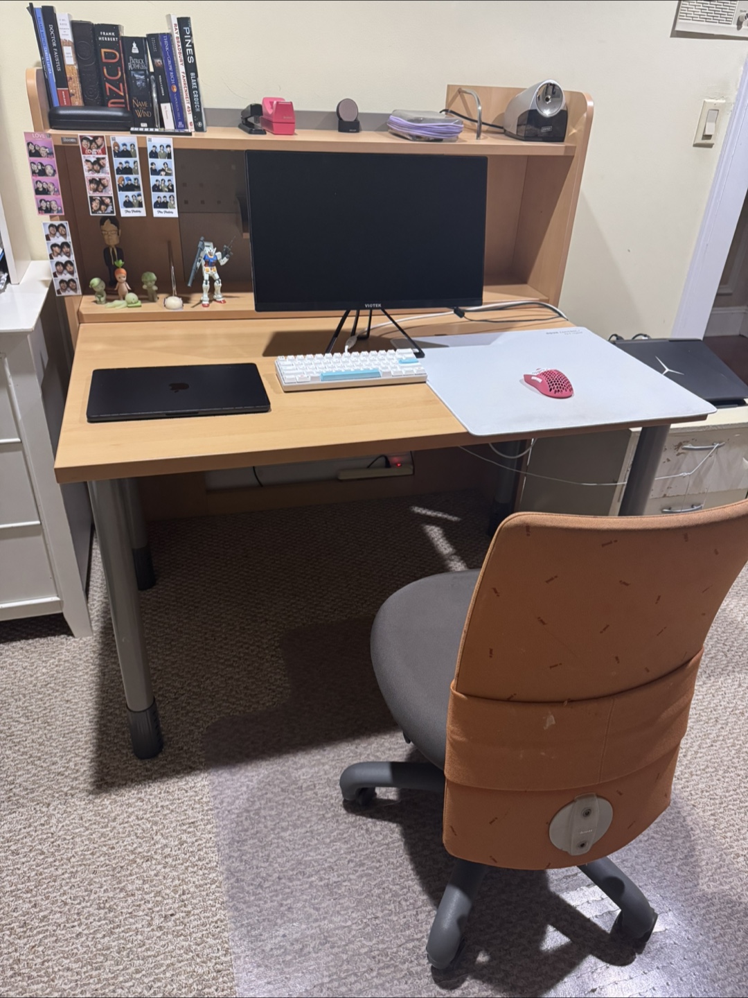 Desk and chair