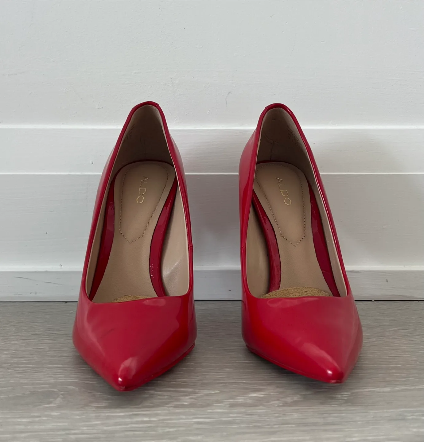 Aldo Red Pointed Heels thumbnail