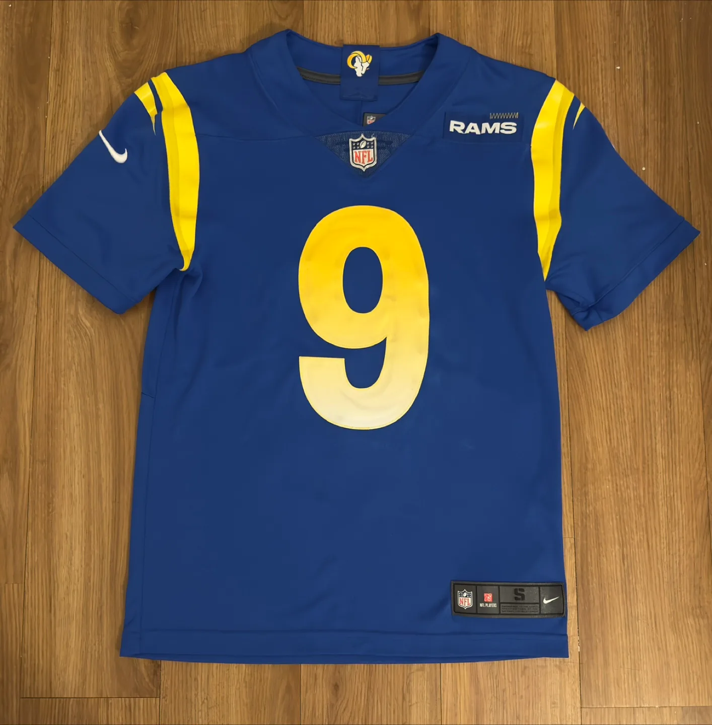 LA Rams Matthew Stafford Nike On Field NFL Jersey Size Small thumbnail
