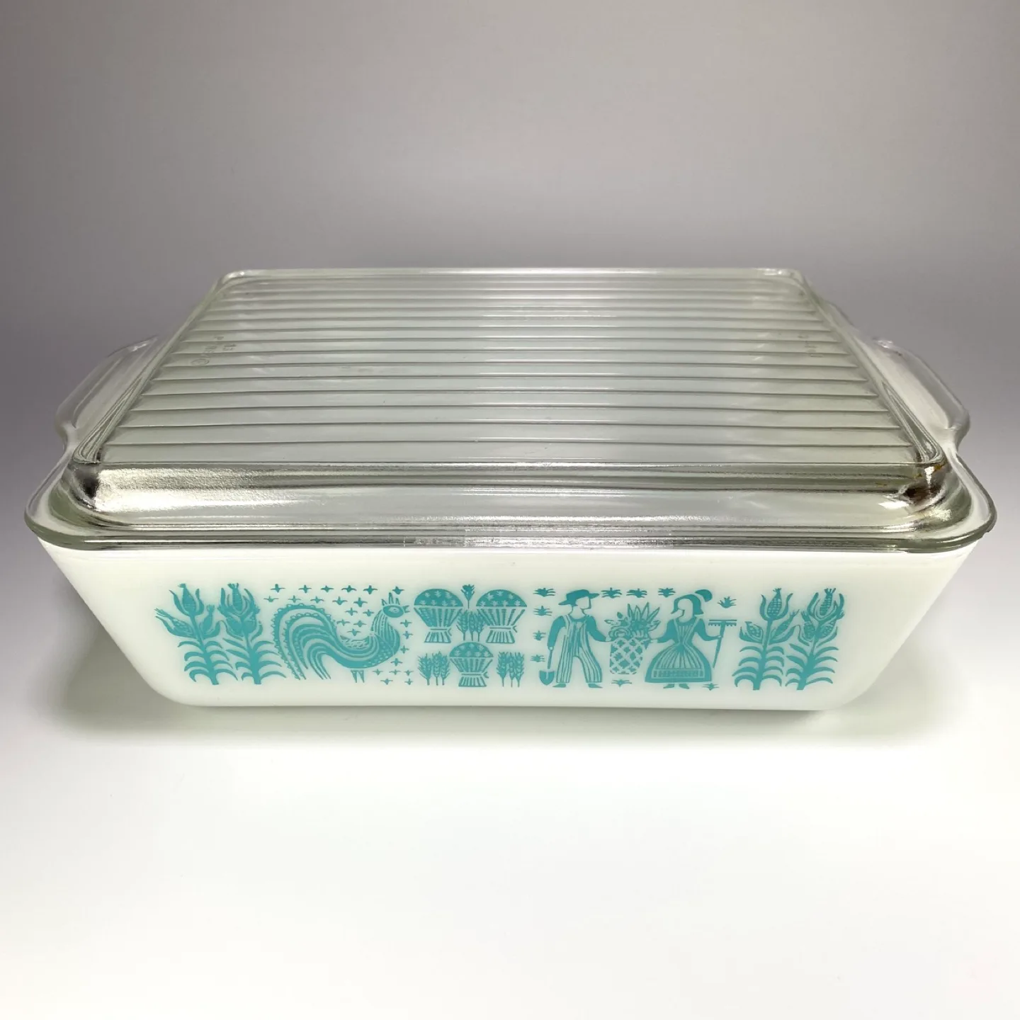 Vintage Pyrex Amish Butterprint Fridge Box thumbnail