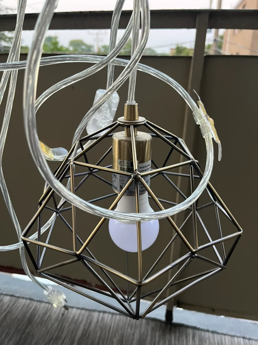 Geometric Pendant Light Fixture