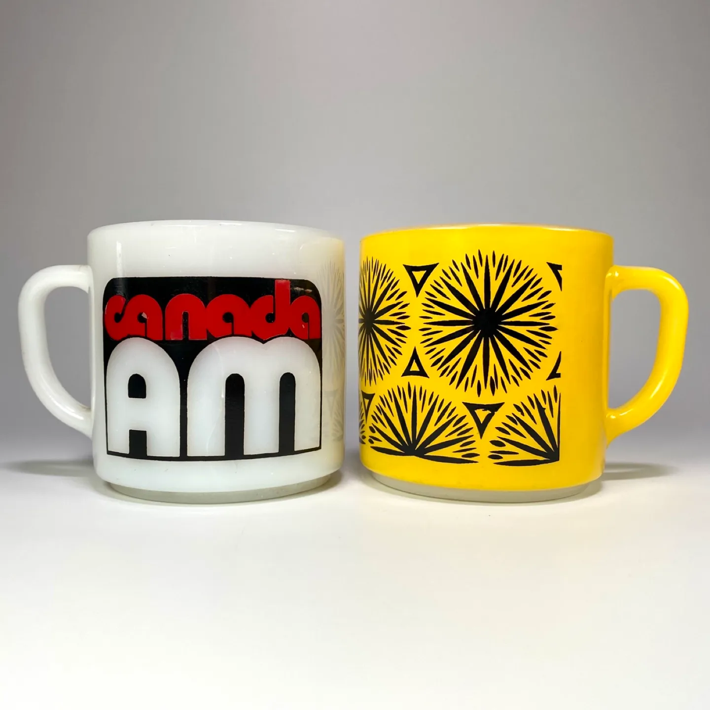 Vintage Milk Glass Coffee Mugs thumbnail