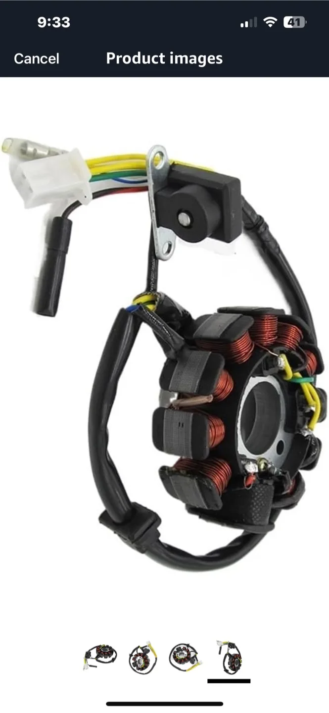 Motorcycle Stator Magneto Coil thumbnail