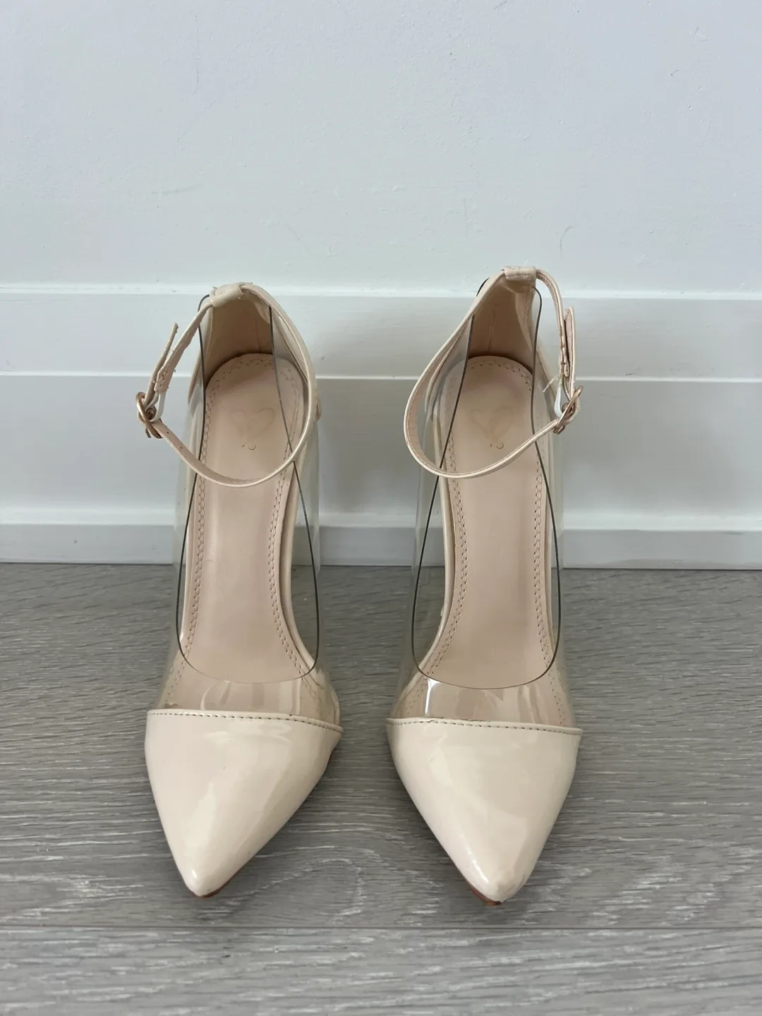 Beige Heels with Ankle Strap thumbnail