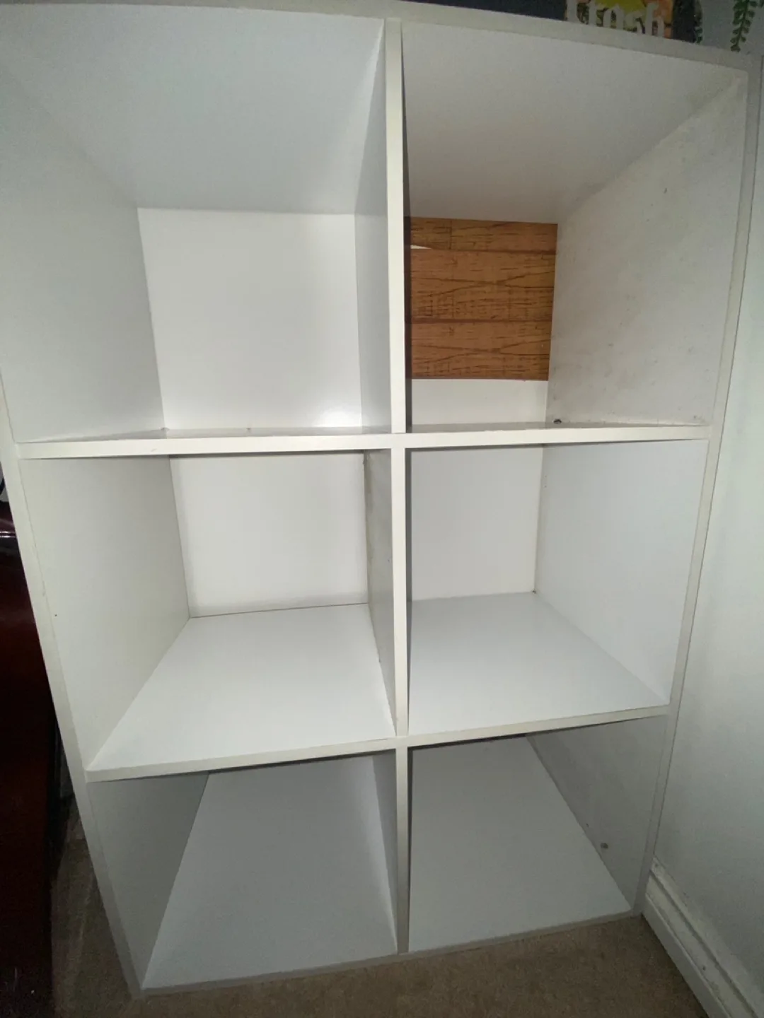 White 6-Cube Storage Shelf/TV Stand thumbnail