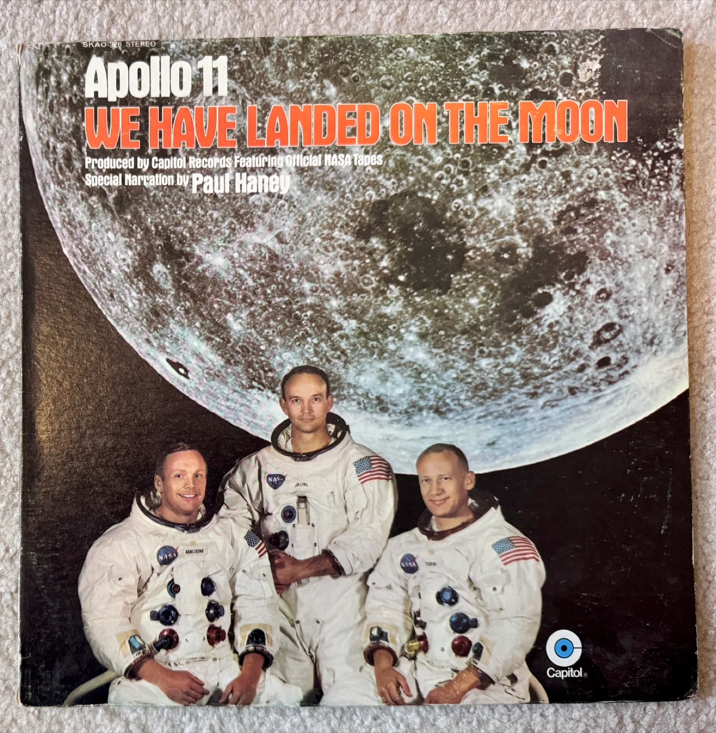 Apollo 11 We Have Landed On The Moon Vinyl Record thumbnail