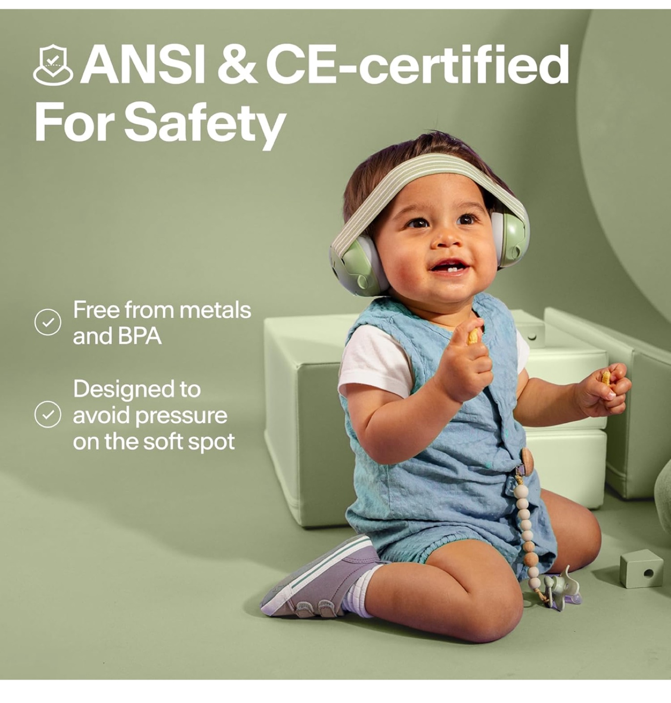 Alpine Muffy Baby Hearing Protection - Green - photo 3