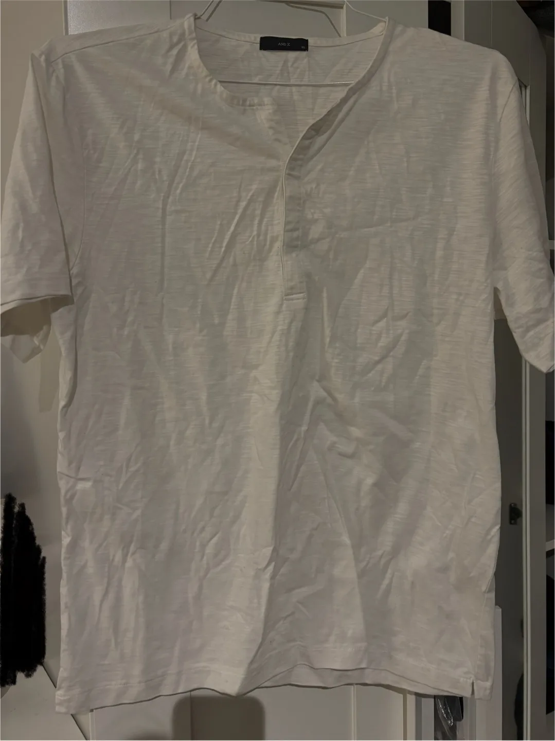 And Z White Henley T-Shirt thumbnail