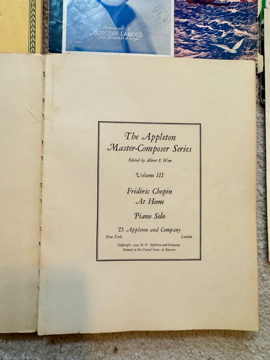 Vintage Piano Sheet Music Lot image indicator(6)