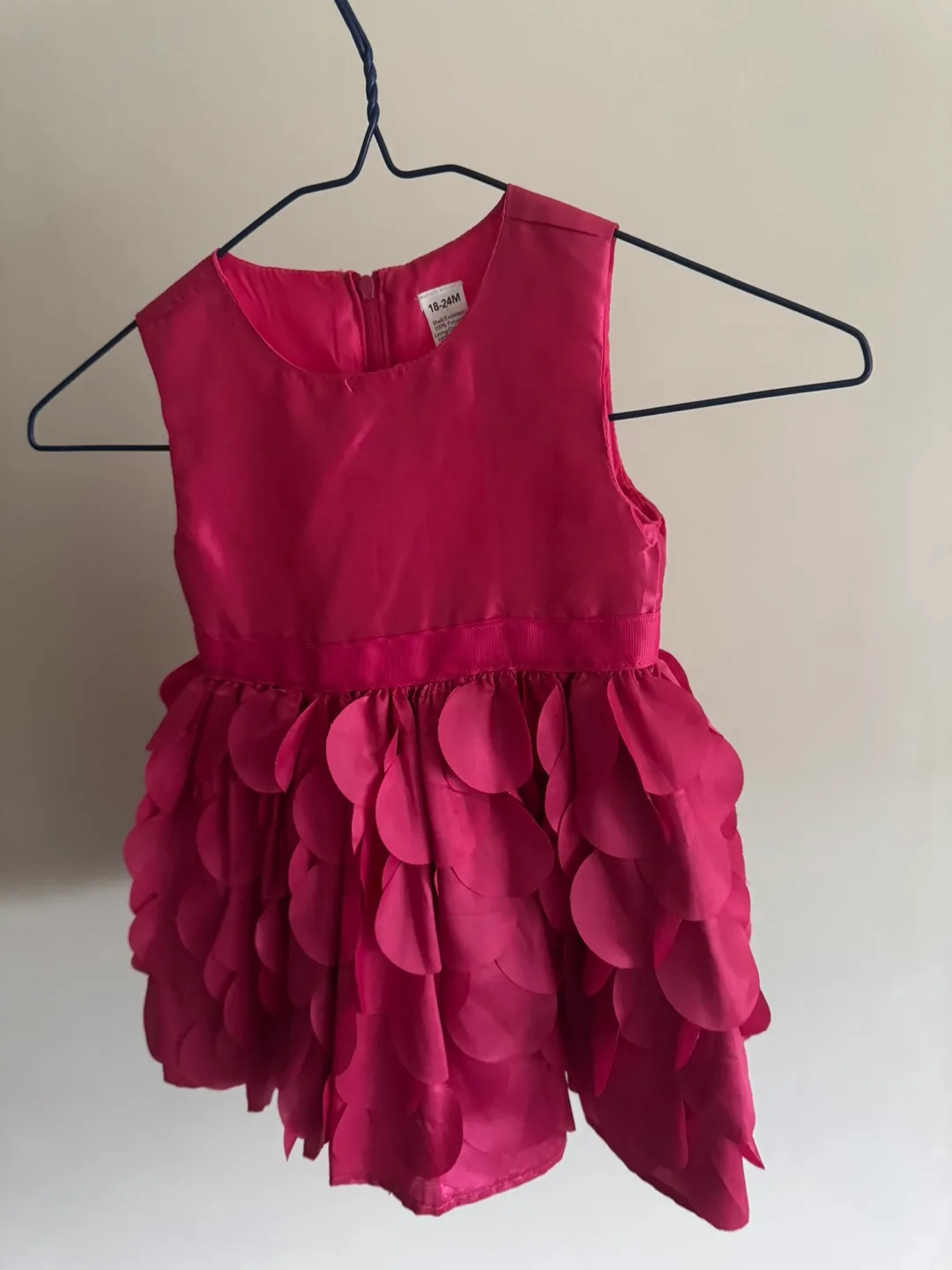 Girls Pink Dress - Size 18-24M thumbnail