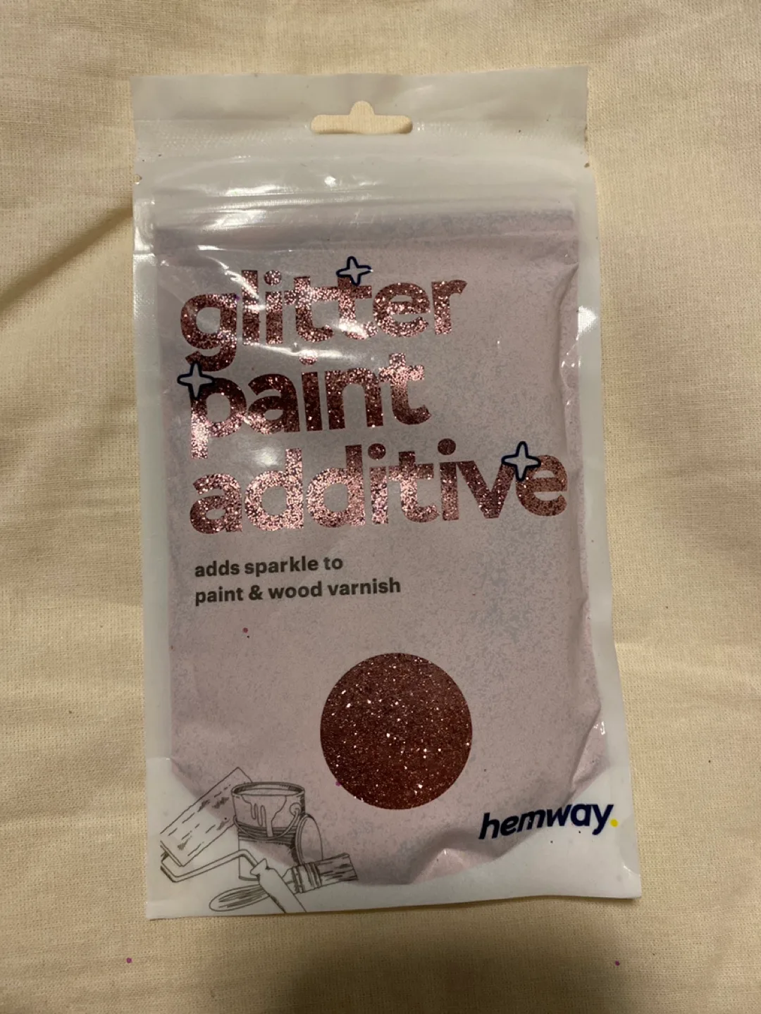 Hemway Glitter Paint Additive - Rose Gold thumbnail
