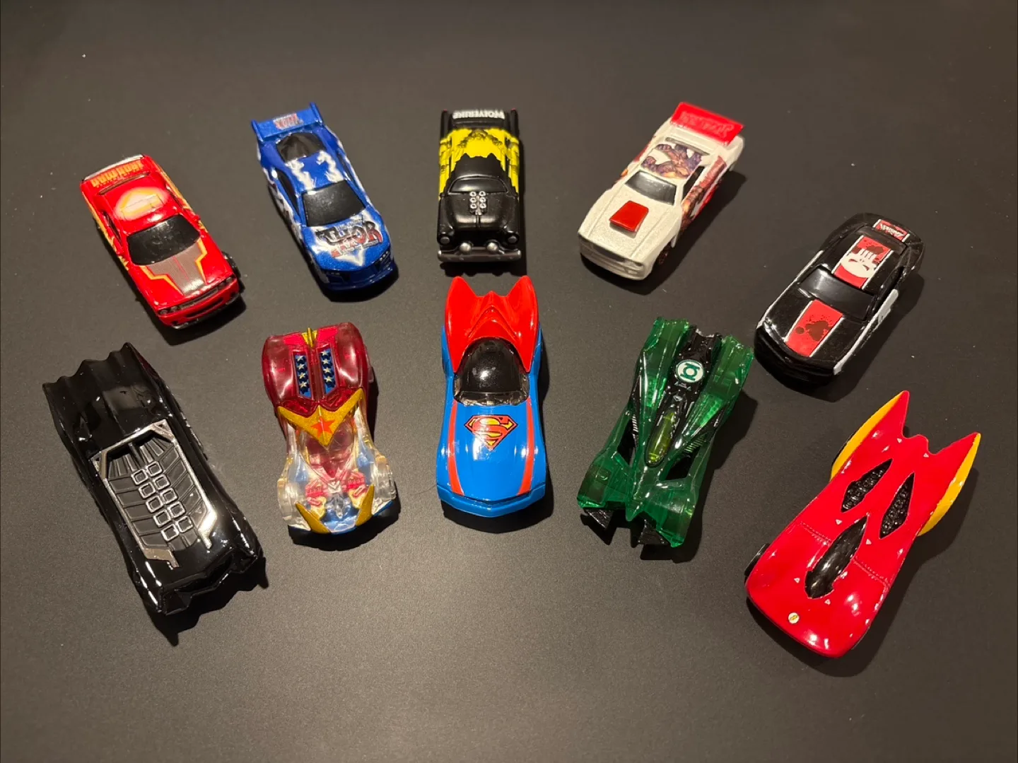 DC Comics & Marvel Diecast Cars Lot thumbnail