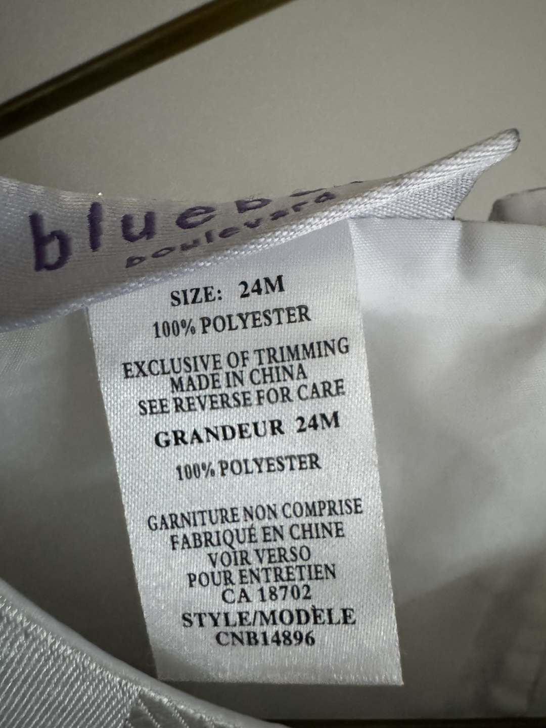 Blueberi Boulevard Dress - Size 24M - photo 2