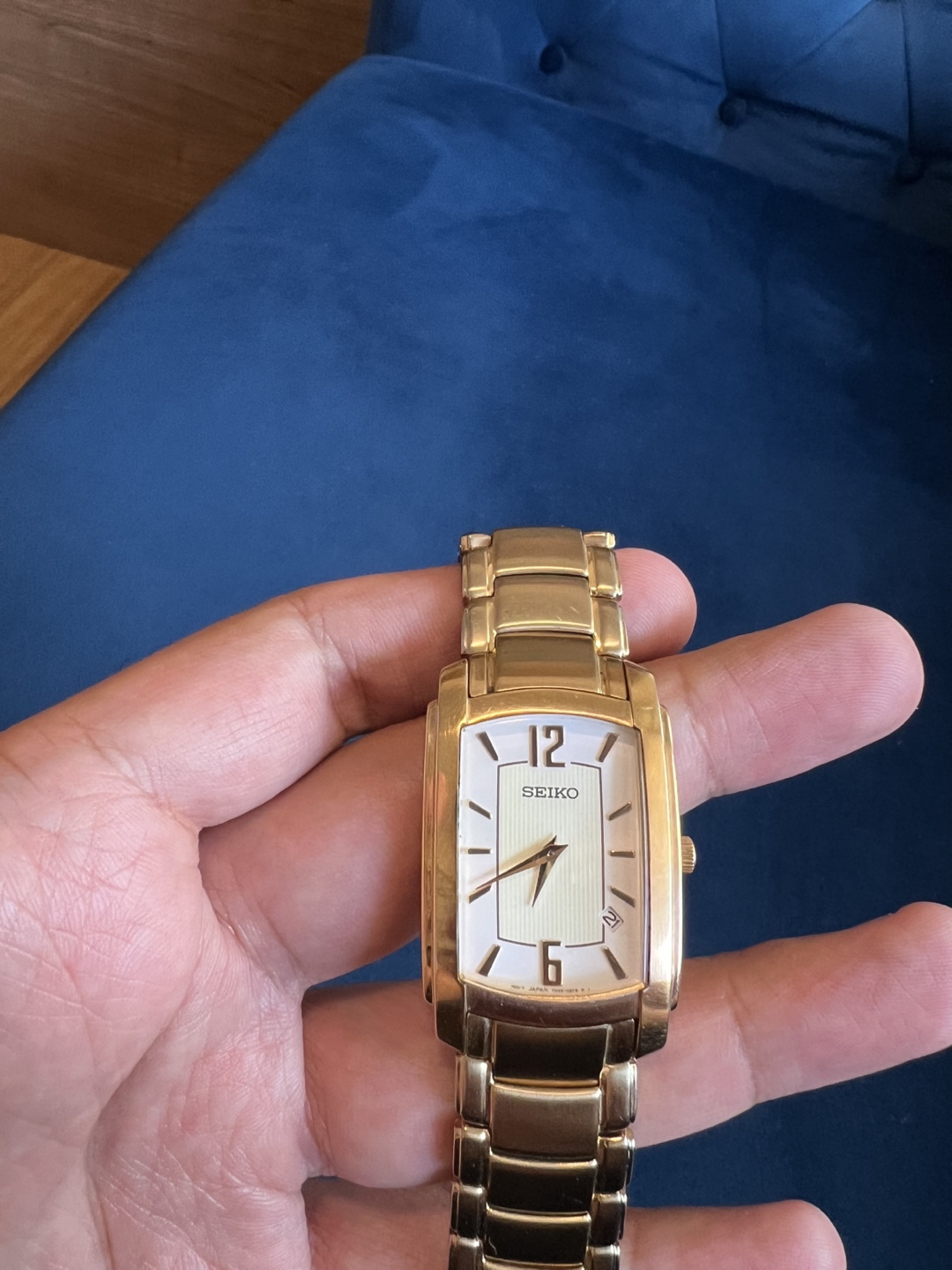 Seiko Gold Tone Stainless Steel Watch