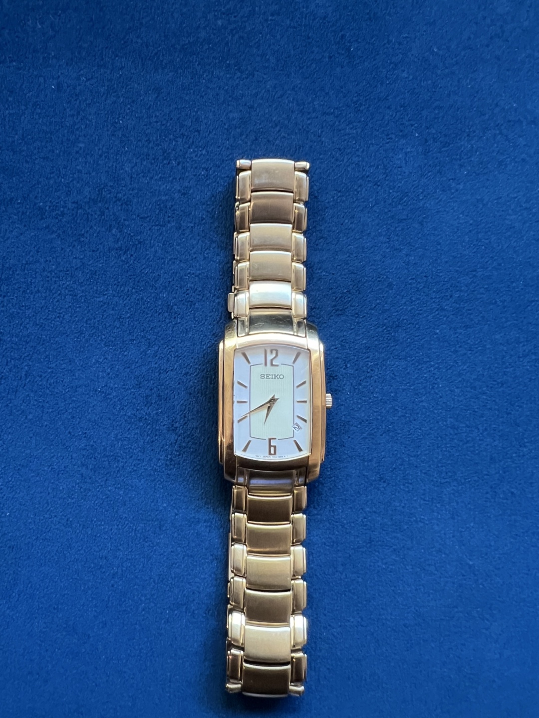 Seiko Gold Tone Stainless Steel Watch - photo 3