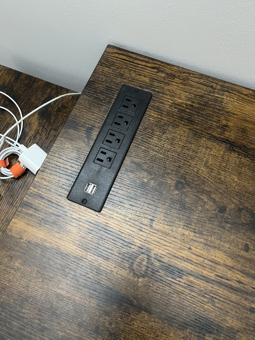 Shaped Desk with Power Outlets - photo 3