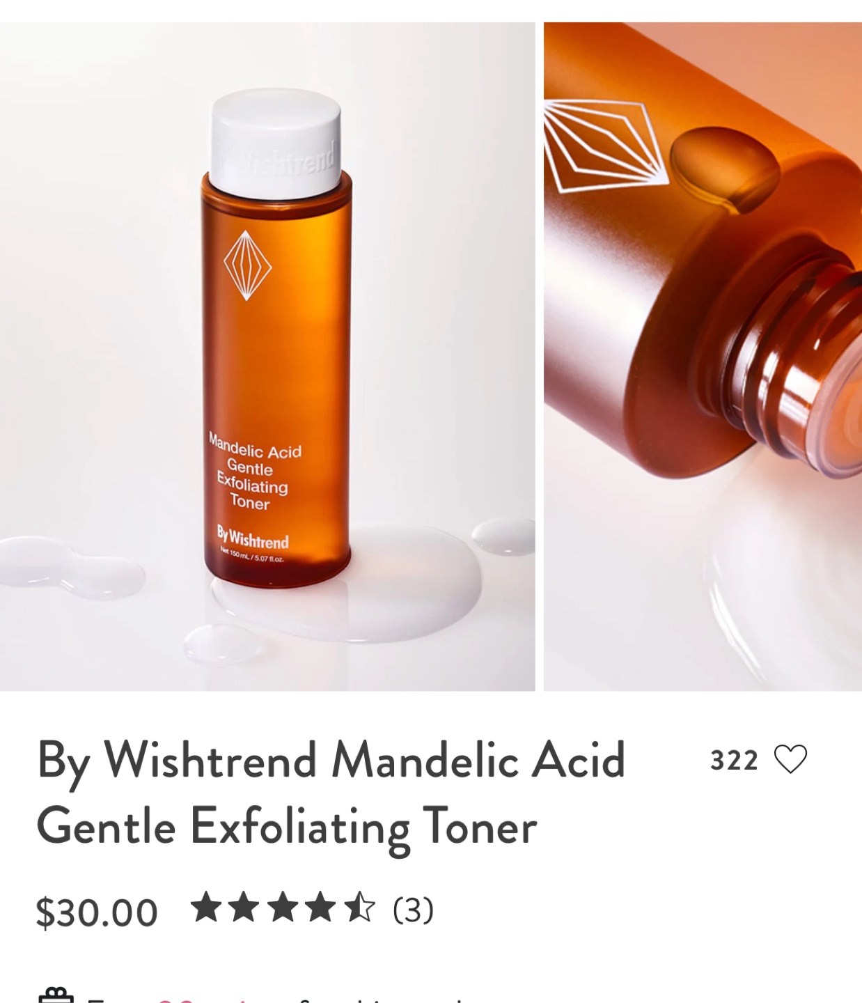 By Wishtrend Mandelic Acid Gentle Exfoliating Toner - photo 3