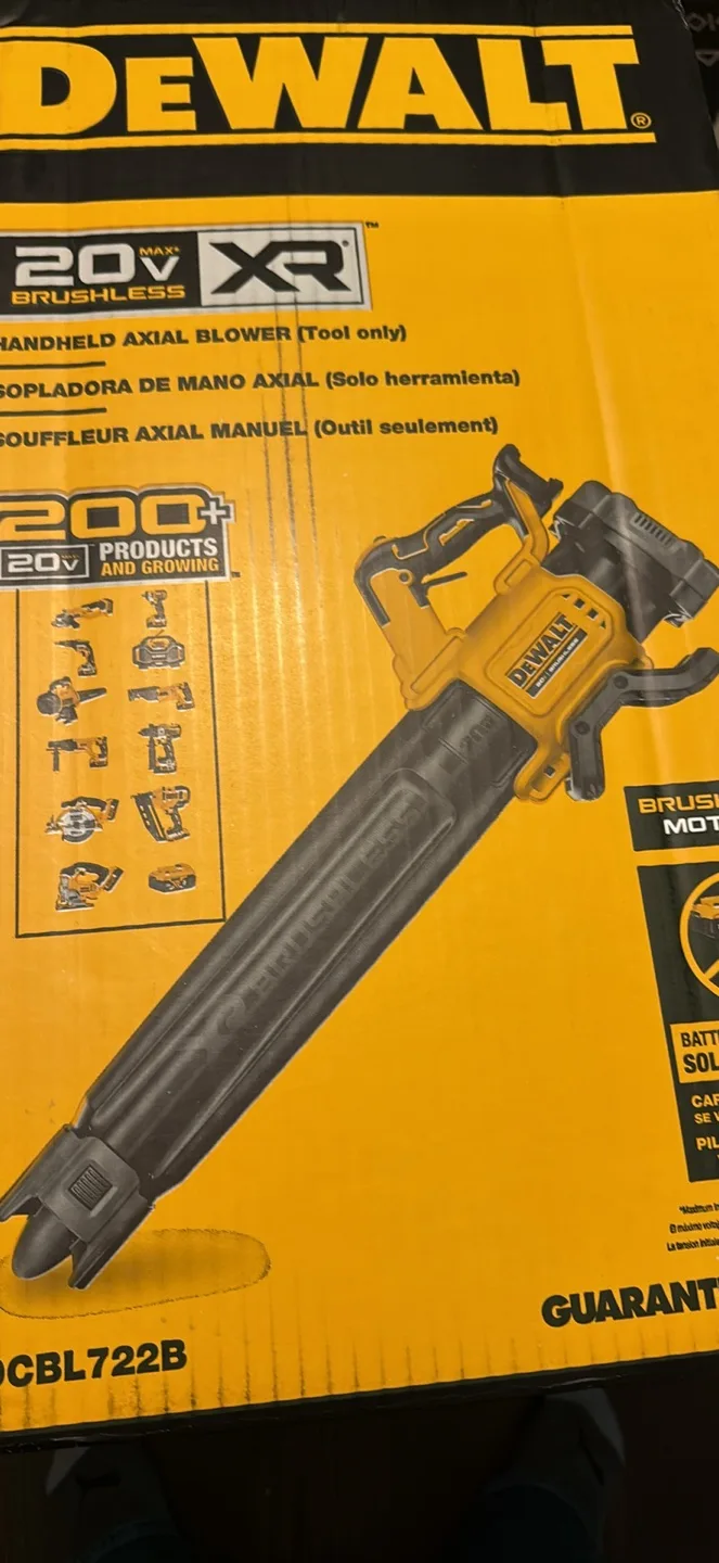 DeWalt 20V MAX XR Handheld Axial Blower - New in Box! thumbnail