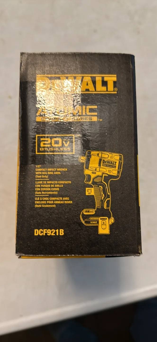 New DeWalt Atomic 20V Brushless Impact Wrench DCF921B thumbnail