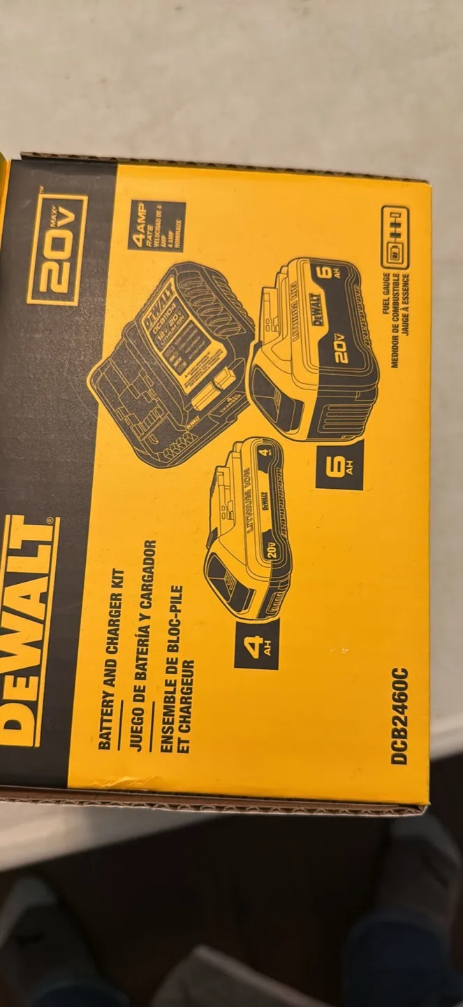 DeWALT 20V Battery and Charger Kit DCB2460C thumbnail