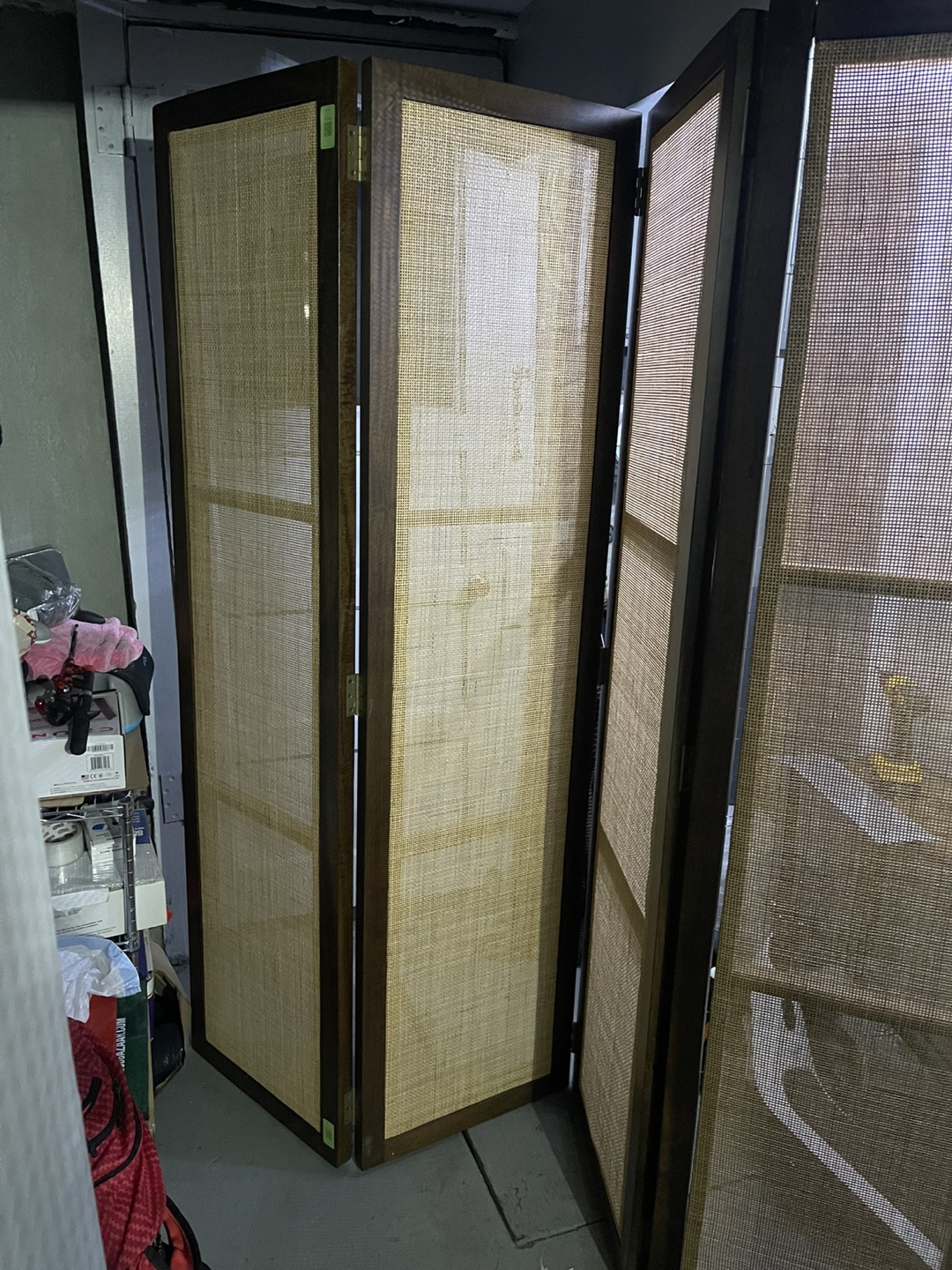 Folding Room Divider - 77" Tall