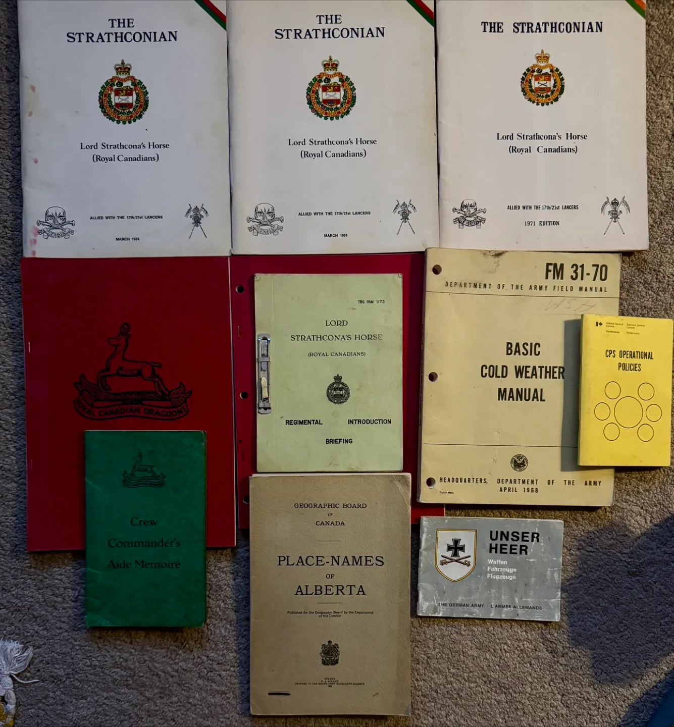 Vintage Canadian Military Manuals and Books thumbnail