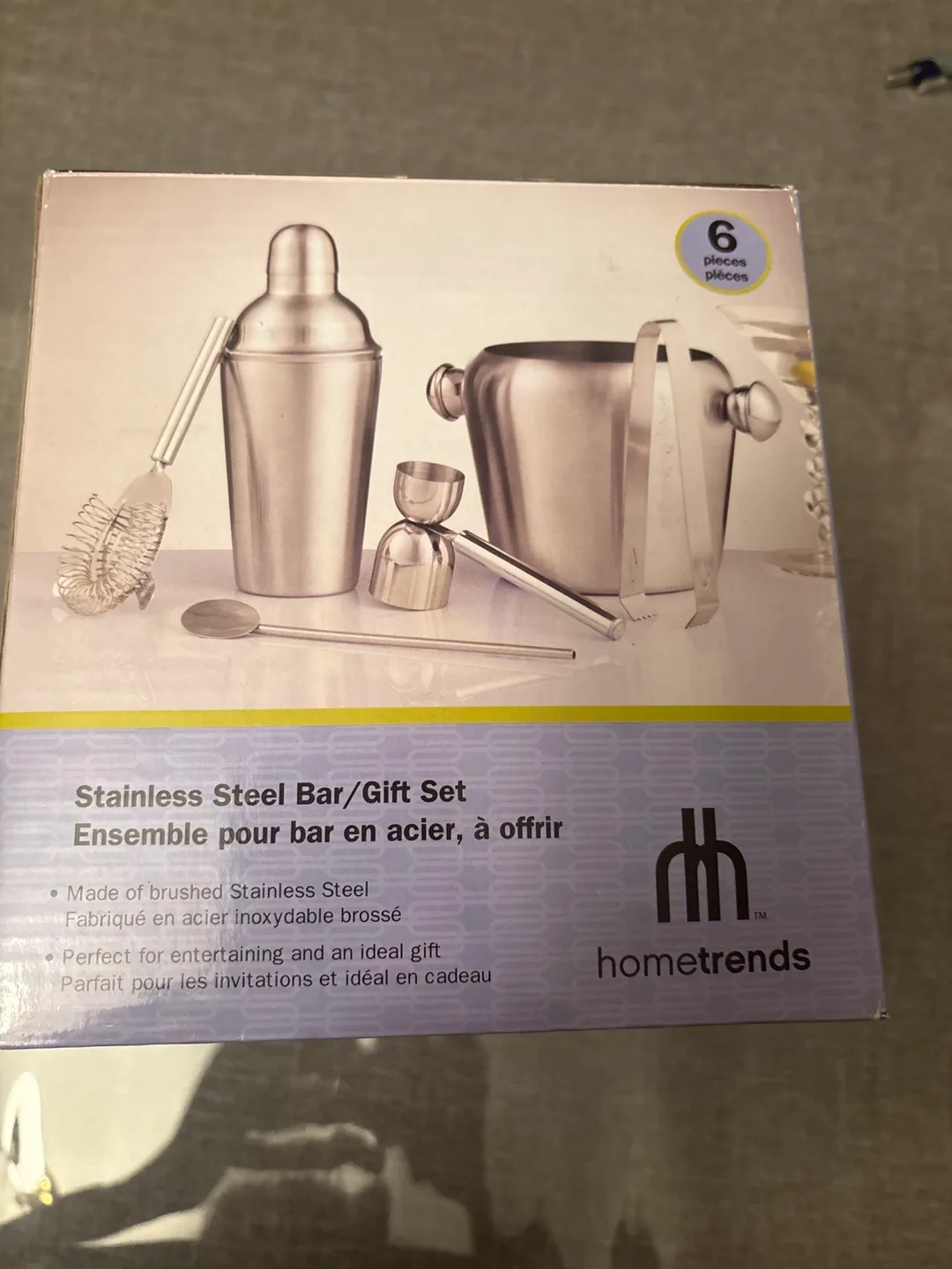 hometrends Stainless Steel Bar/Gift Set - 6 Piece thumbnail