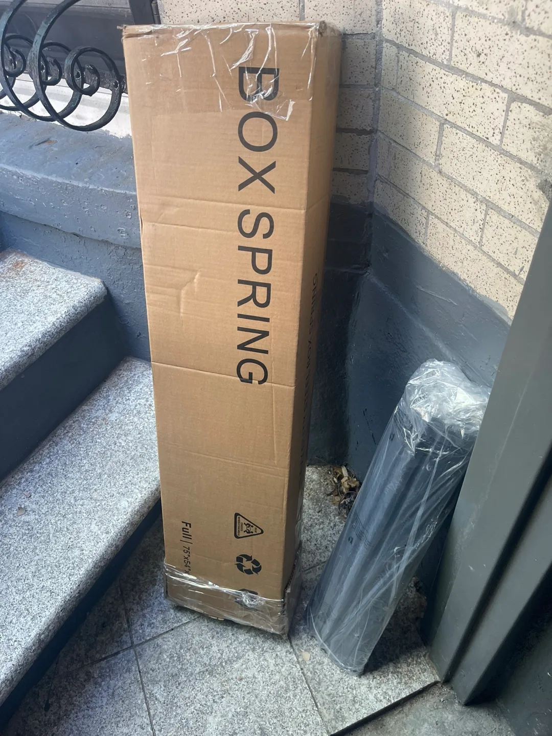 Full Size Heavy Duty Steel Box Spring Bed Frame thumbnail