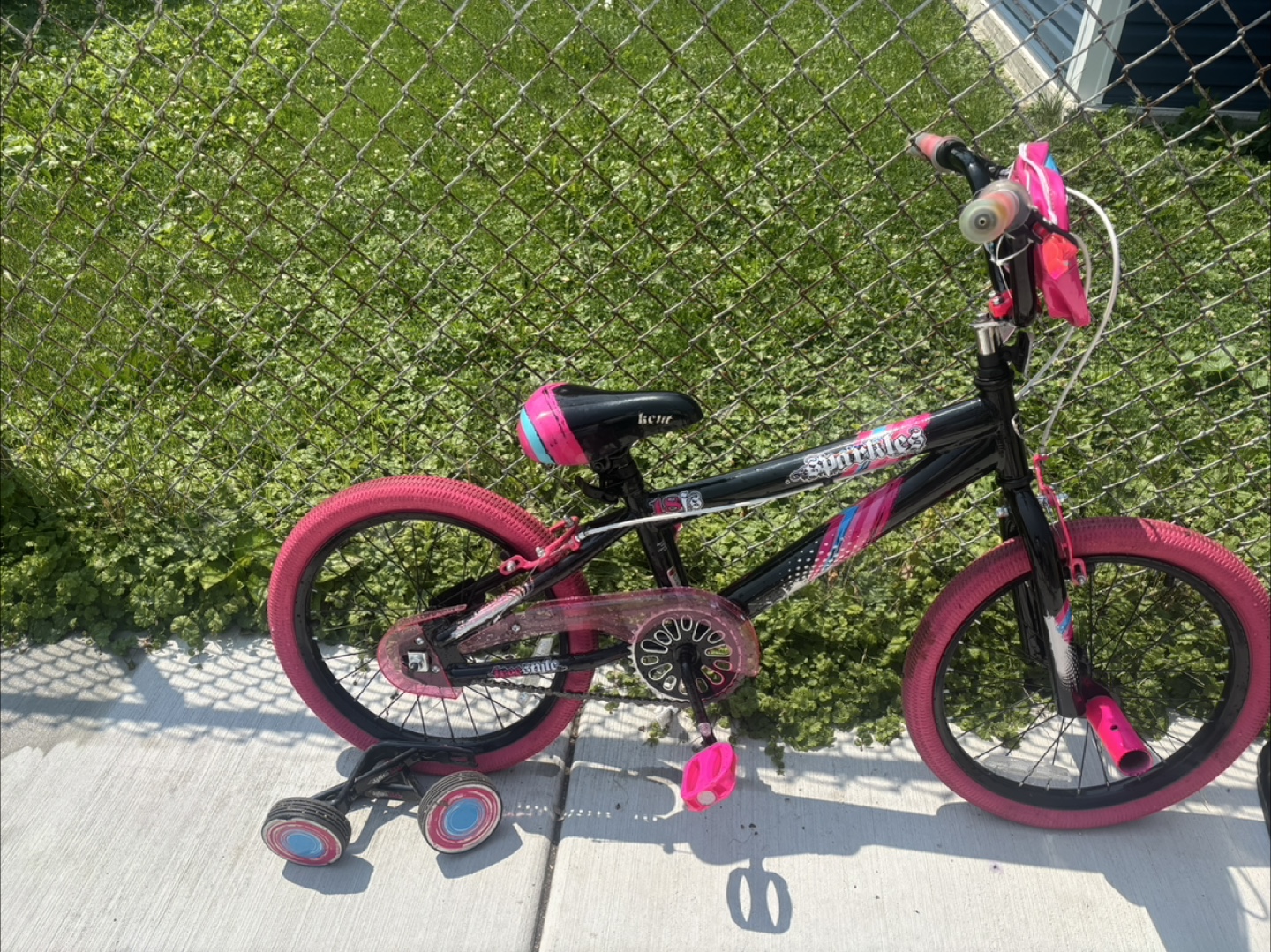 Girls' Sparkles Bike - Pink & Black - photo 3