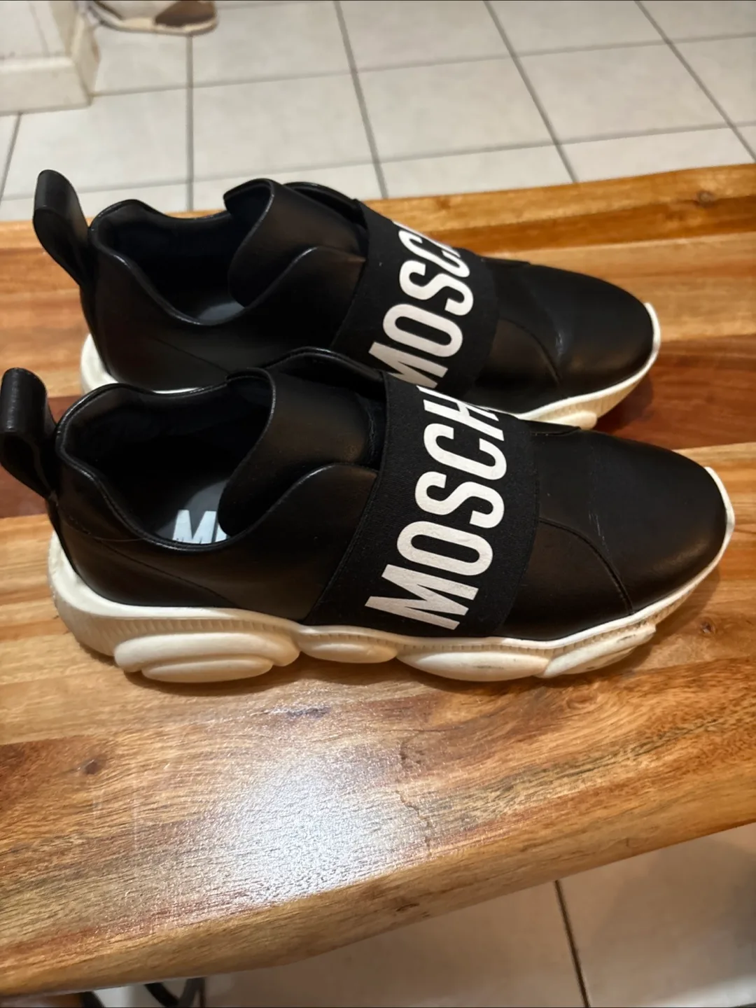 Moschino Teddy Sneakers Black thumbnail