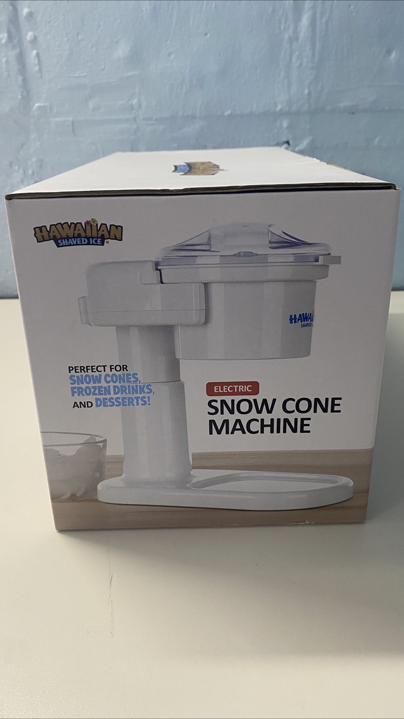 Hawaiian Shaved Ice Electric Snow Cone Machine - NEW! - photo 3