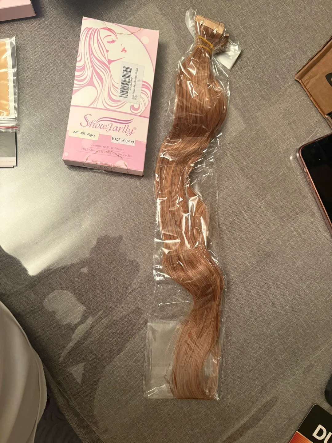 ShowJarly 24" Human Hair Extensions - New thumbnail
