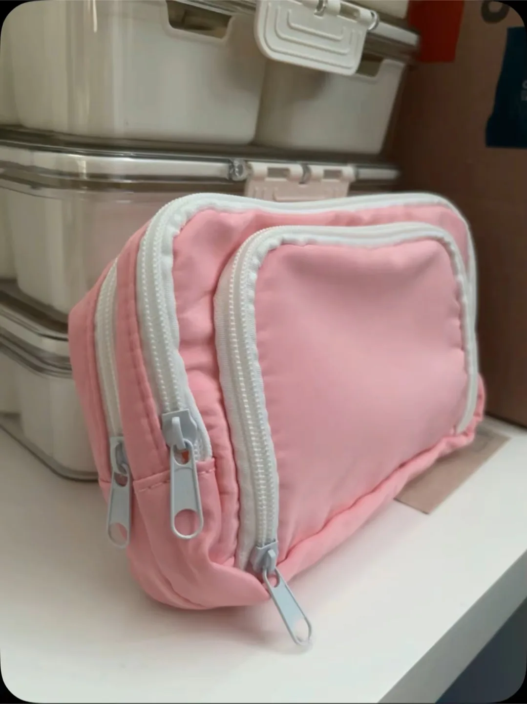 Pink Multi-Layer Pencil Case image indicator(2)