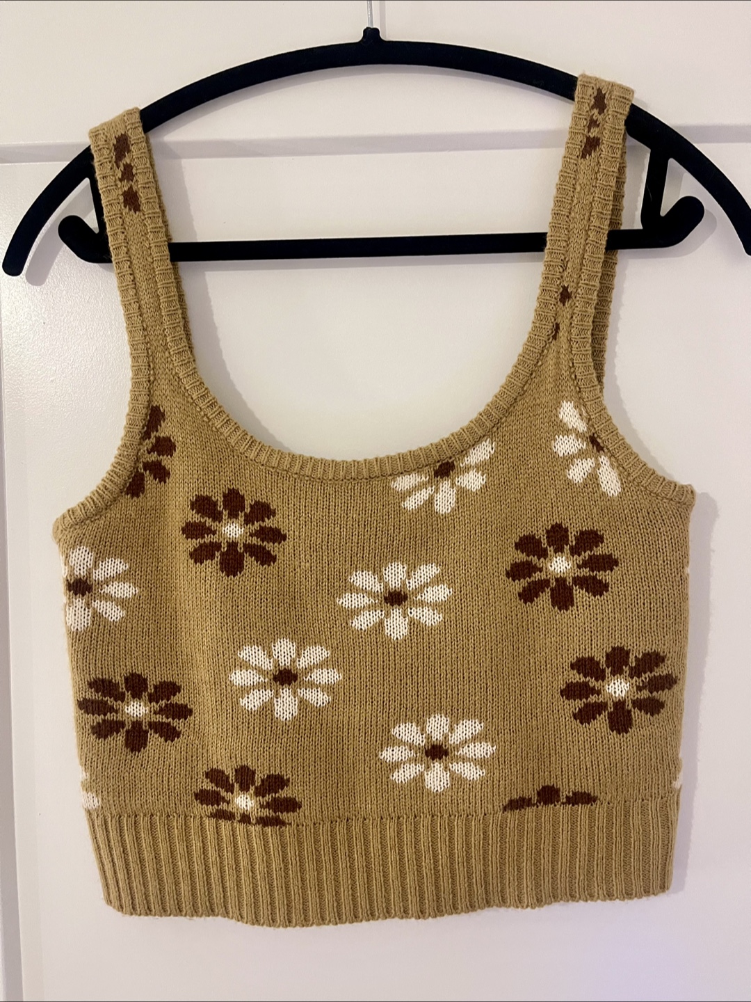 🇨🇦Knit floral tank