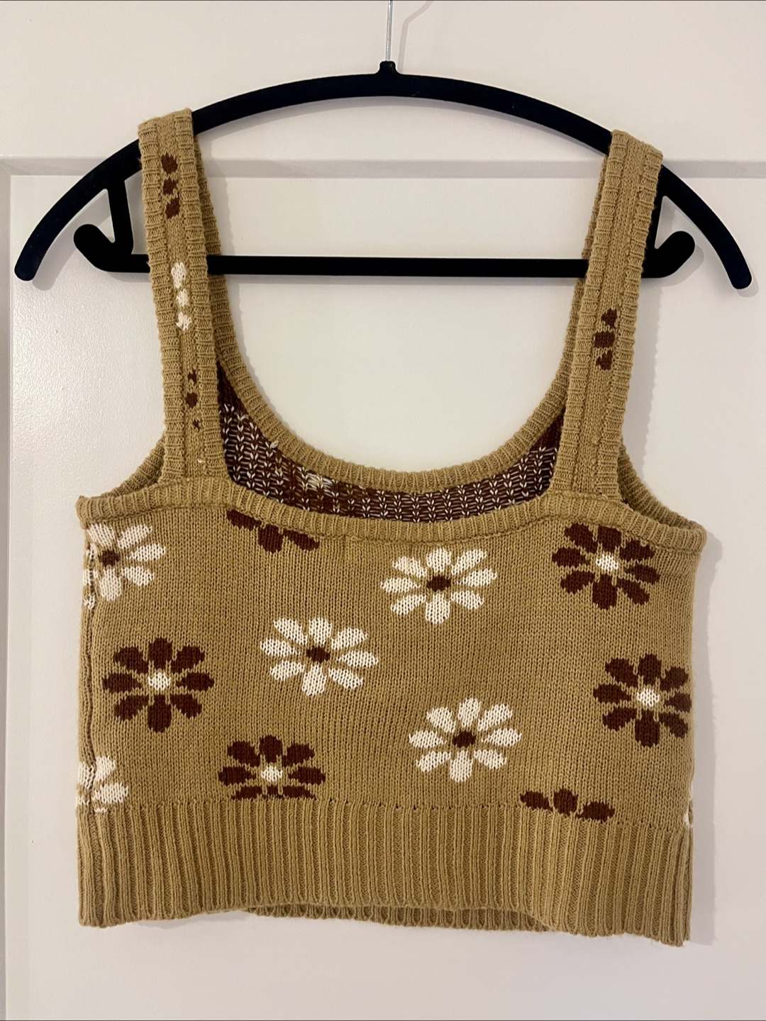 🇨🇦Knit floral tank - photo 2