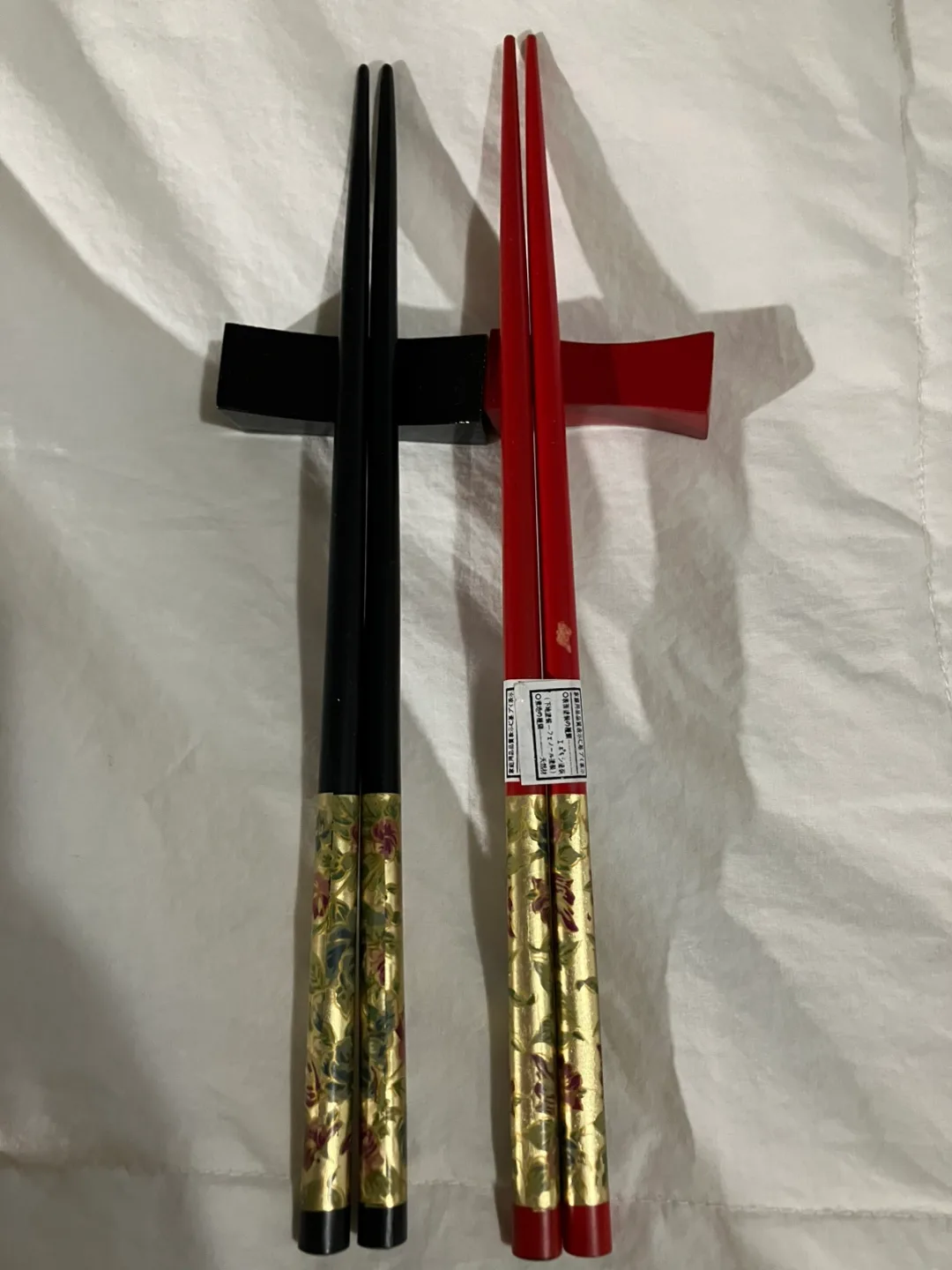 Japanese Chopsticks - Black and Red thumbnail