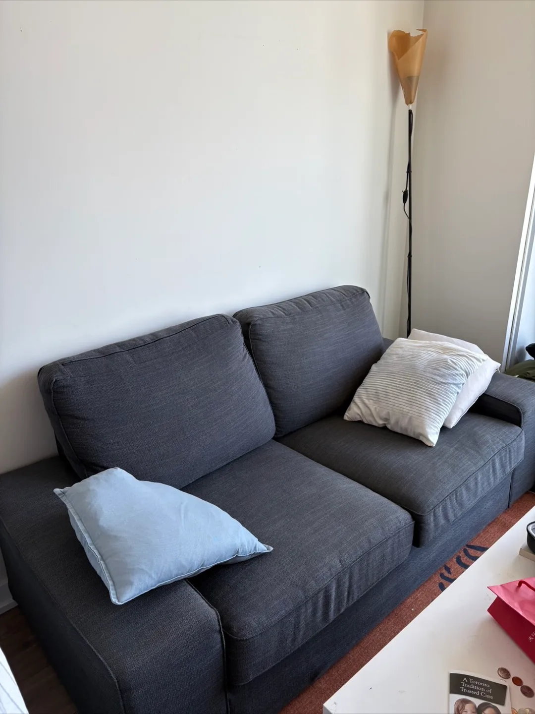 MOVING SALE IKEA Grey Sofa thumbnail