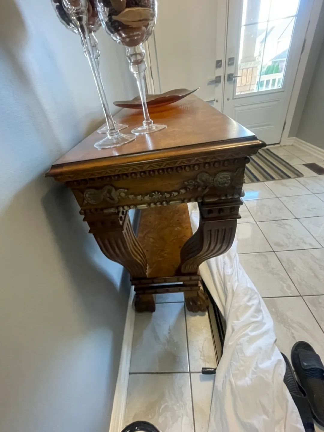 Wooden Console Table - 54" x 16" x 36" image indicator(2)