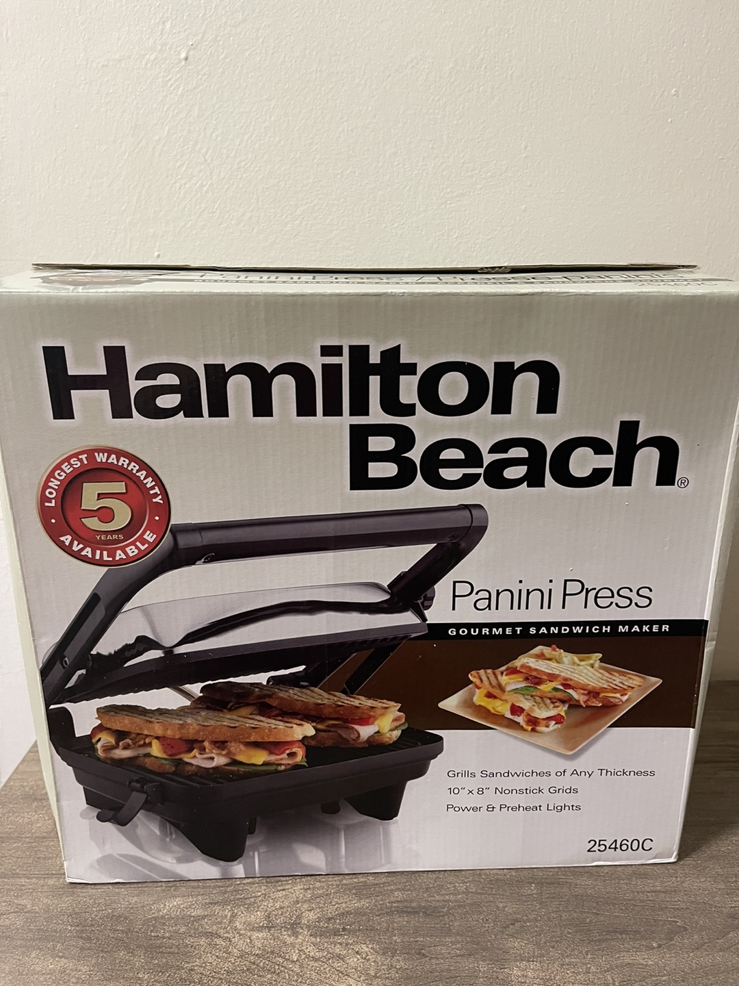 Hamilton Beach Panini Press - New in Box!