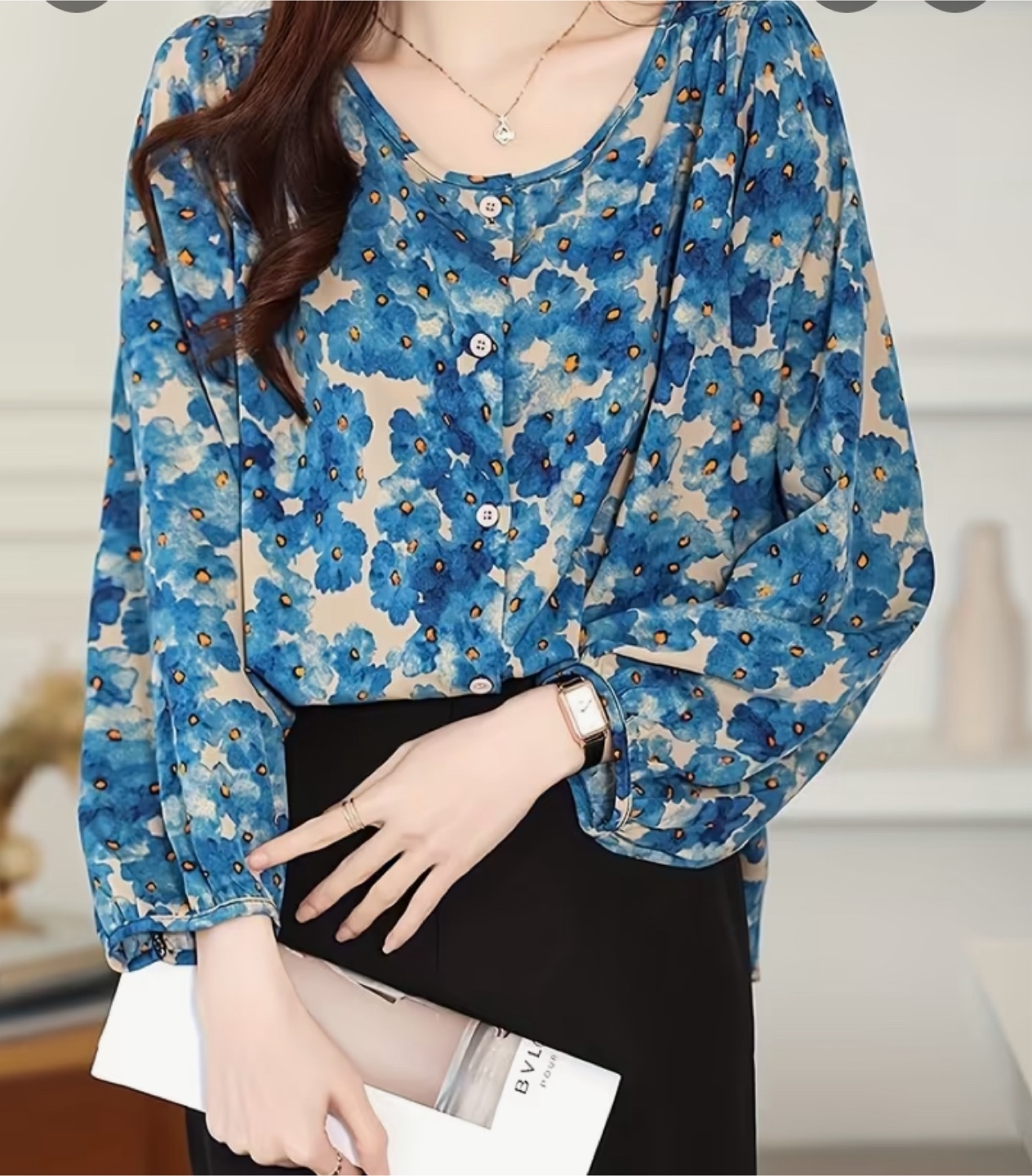 Floral Print Blouse