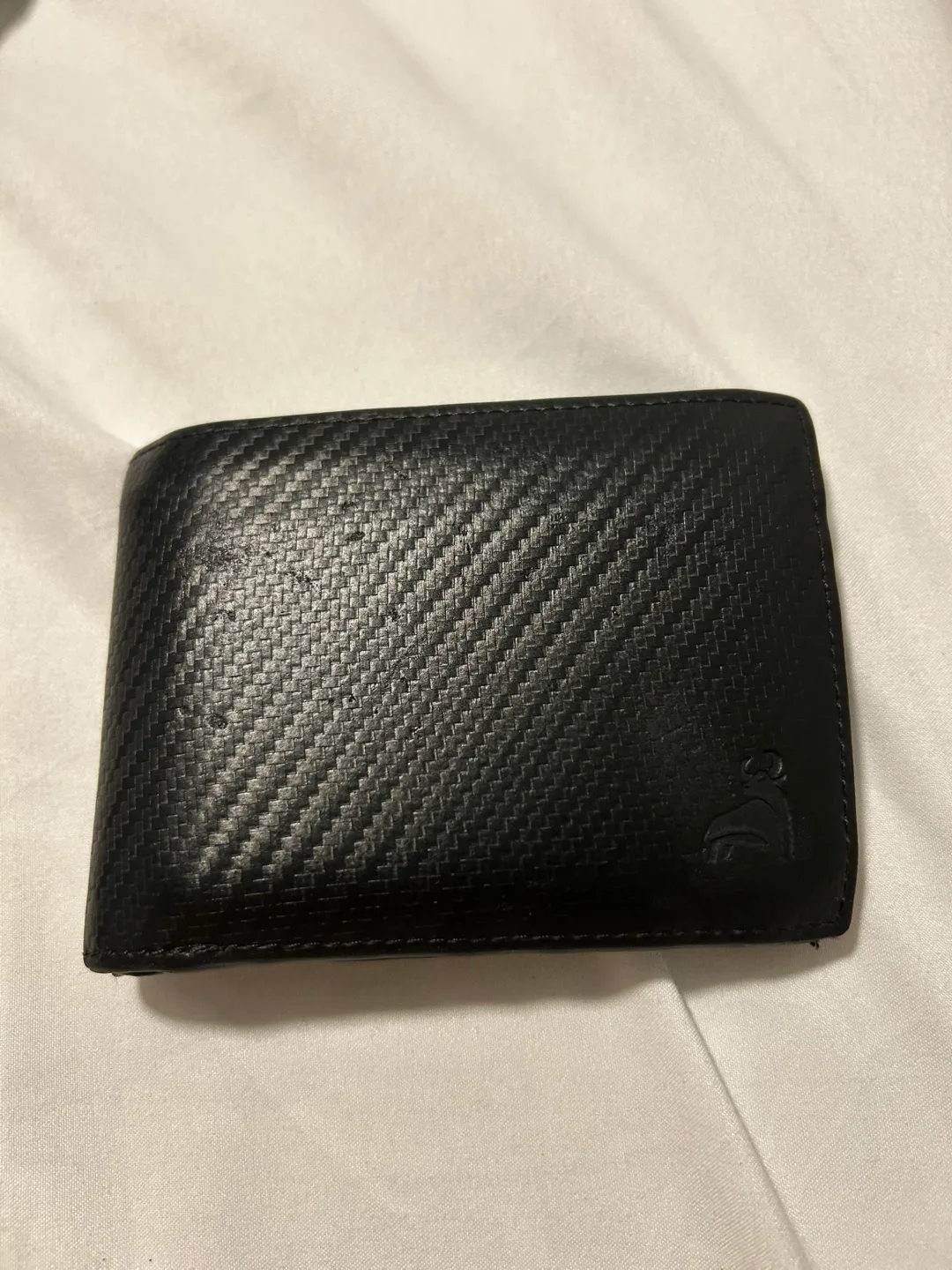 Calfart black Leather Wallet zipper for coins thumbnail