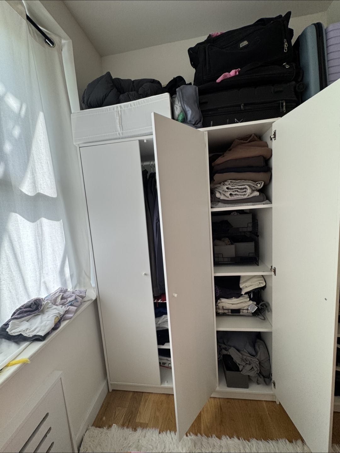 IKEA Pax Wardrobe - White - 46 1/8" Wide - photo 2