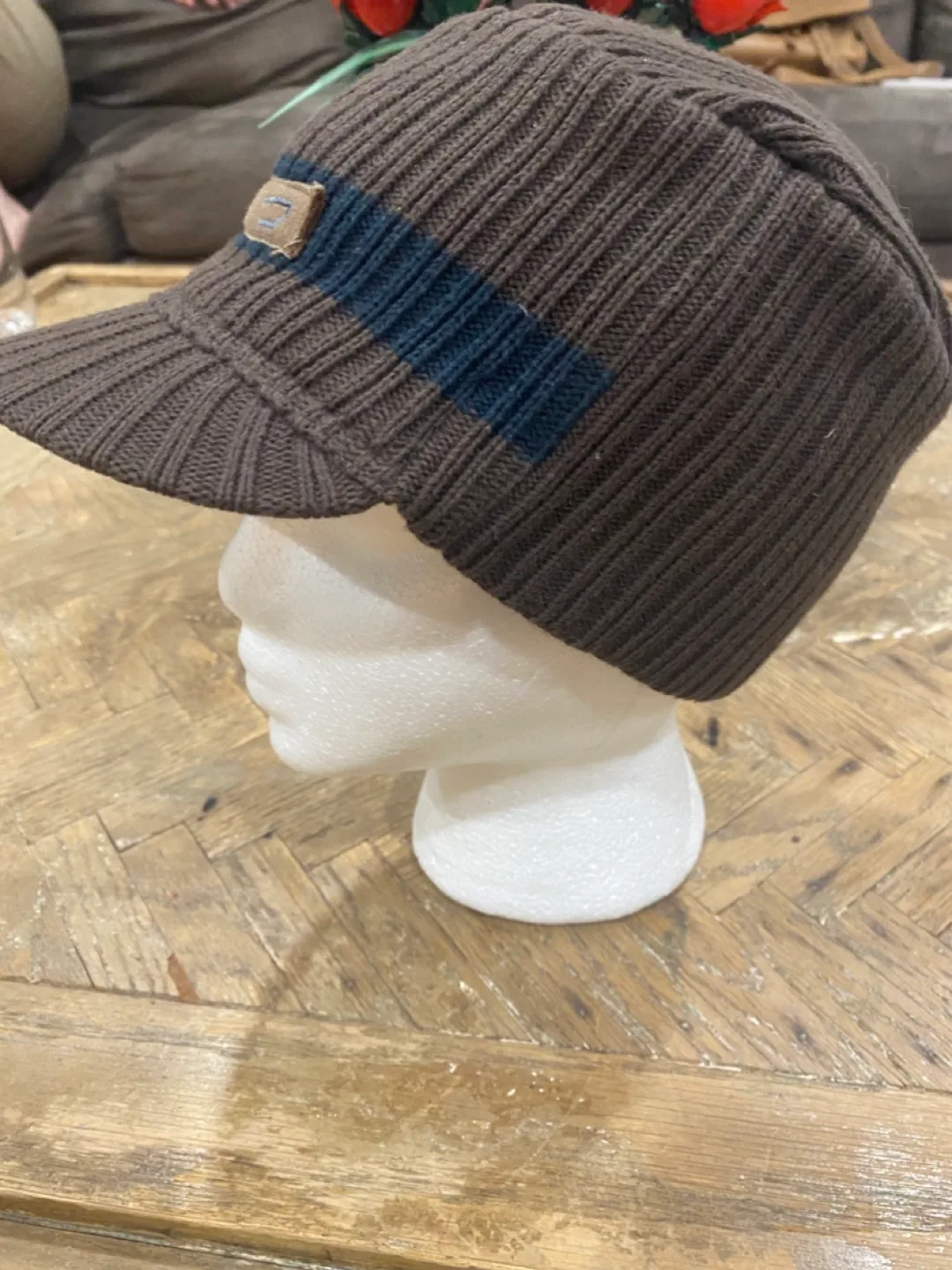 Diesel Brown Knit Cap thumbnail