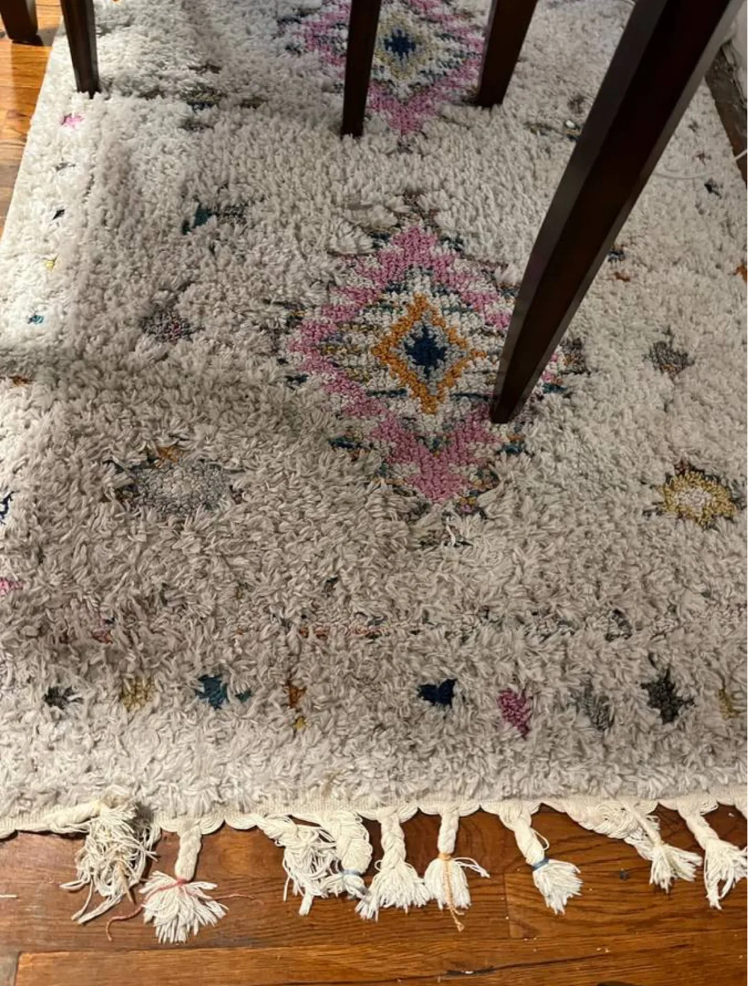 NULOOM Jocelyn Cream Moroccan-Inspired Shag Rug🥕 thumbnail