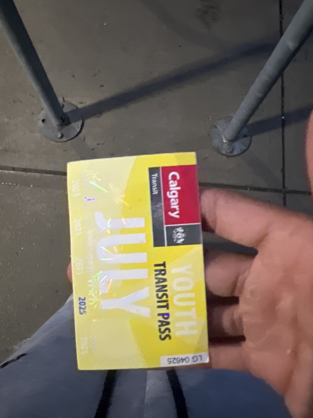 Calgary Transit Youth Pass - July